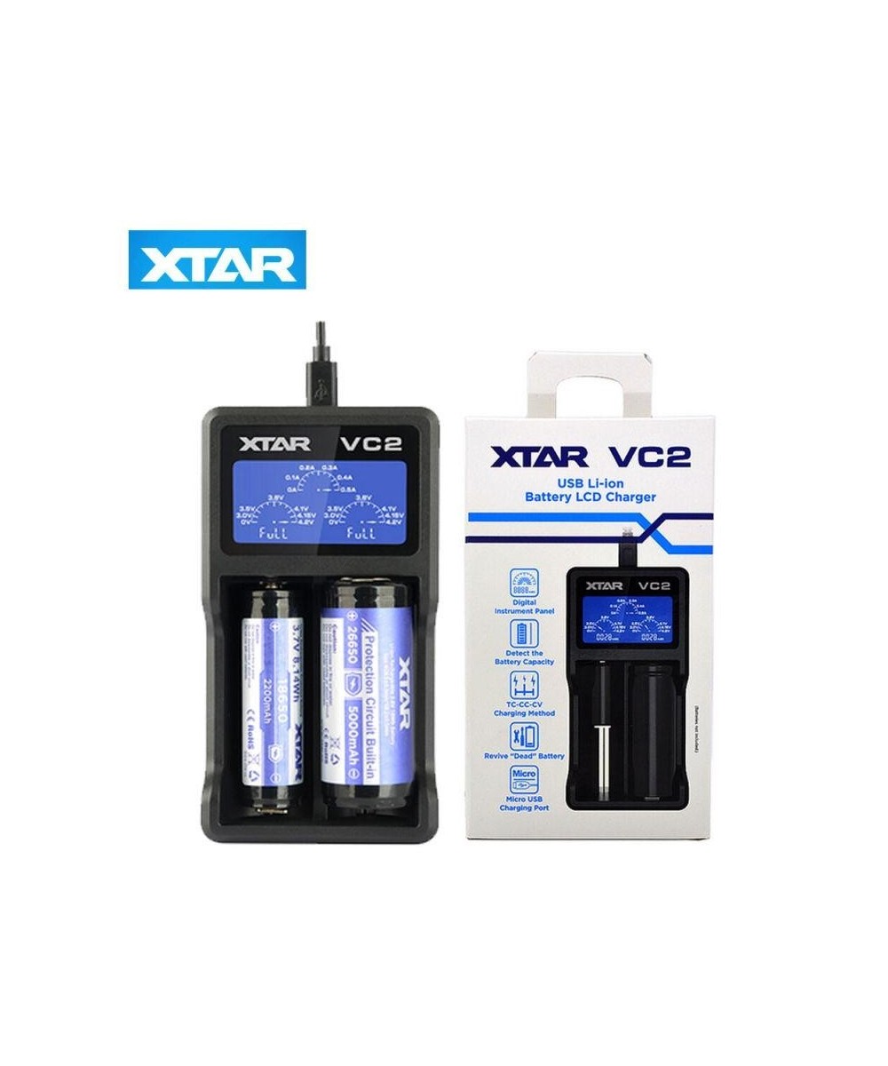 Cargador de Baterías Xtar VC2 2 Espacios