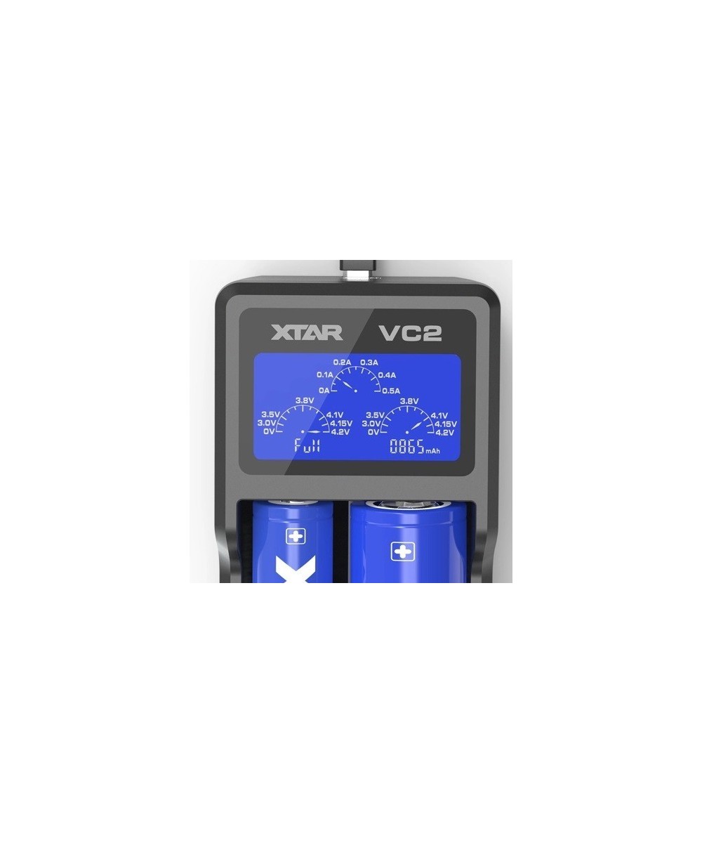 Cargador de Baterías Xtar VC2 2 Espacios