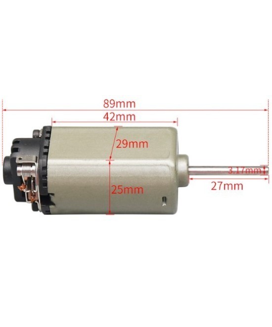 Mini Motor DC 480 de Alta Velocidad 3 a 6V 23000rpm 16513