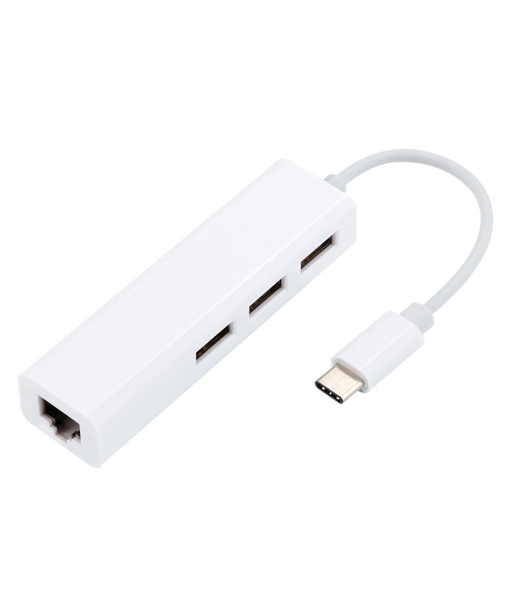 Adaptador de Red y HUB de USB-C a USB 2.0 y RJ45 10/100M