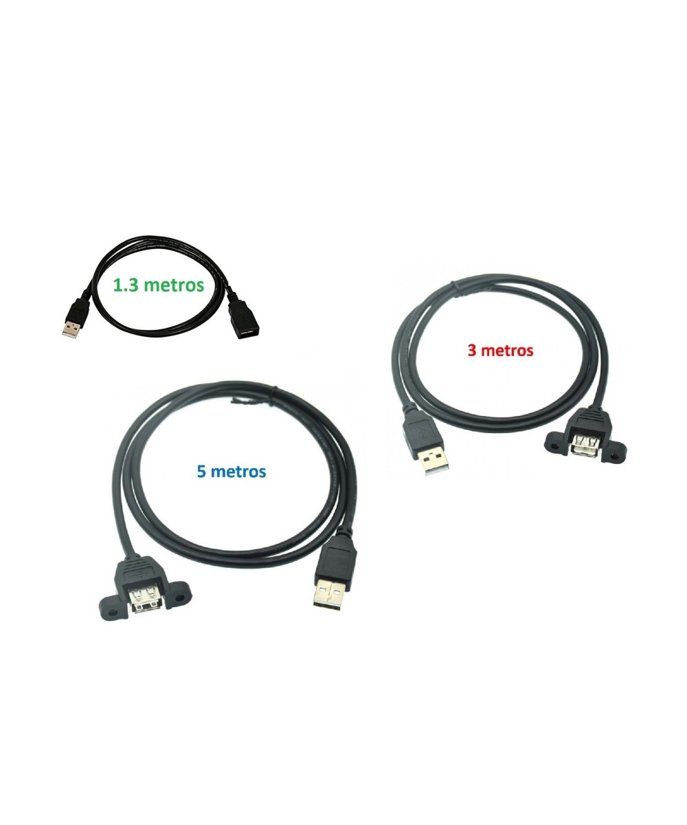 Extension USB Hembra - Macho 1 - 5M