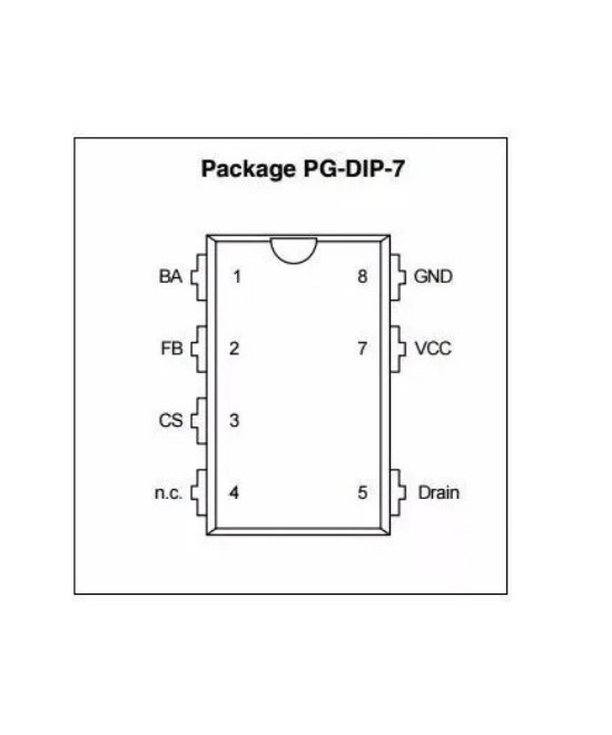 Circuito Integrado ICE3BR4765JZ DIP-7