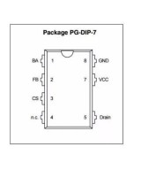 Circuito Integrado ICE3BR4765JZ DIP-7