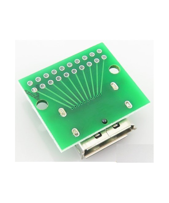 Puerto Display Port 20 pines en PCB