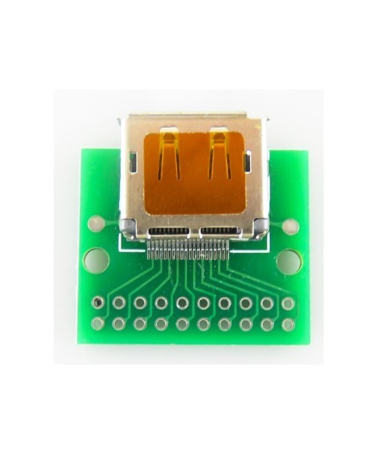 Puerto Display Port 20 pines en PCB