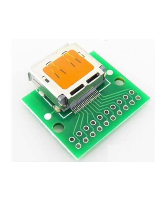 Puerto Display Port 20 pines en PCB