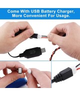 Bateria Recargable Li-Ion 18650 2S 7.4V 2000mAh con Cargador