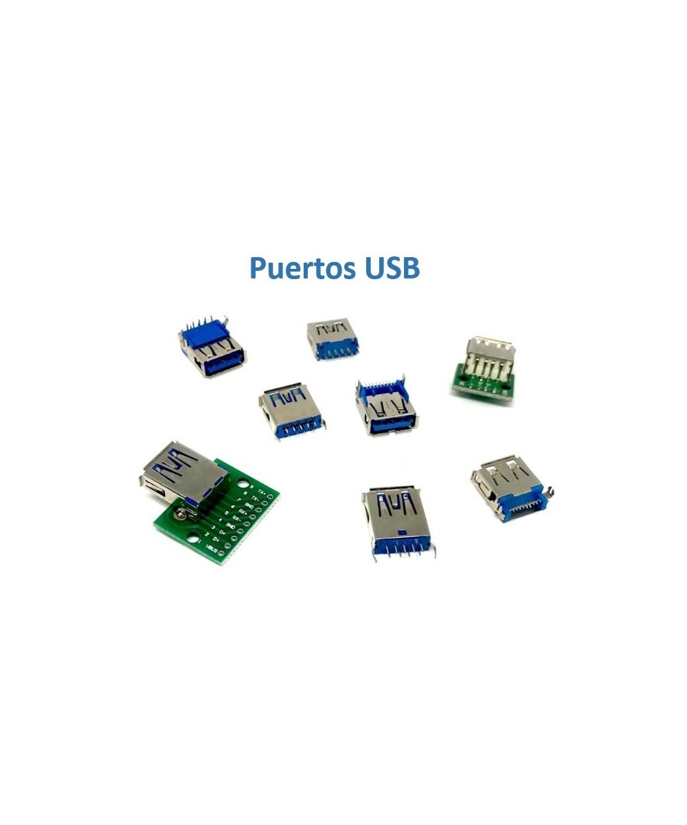 Puerto USB hembra 2.0 / 3.0 tipo A