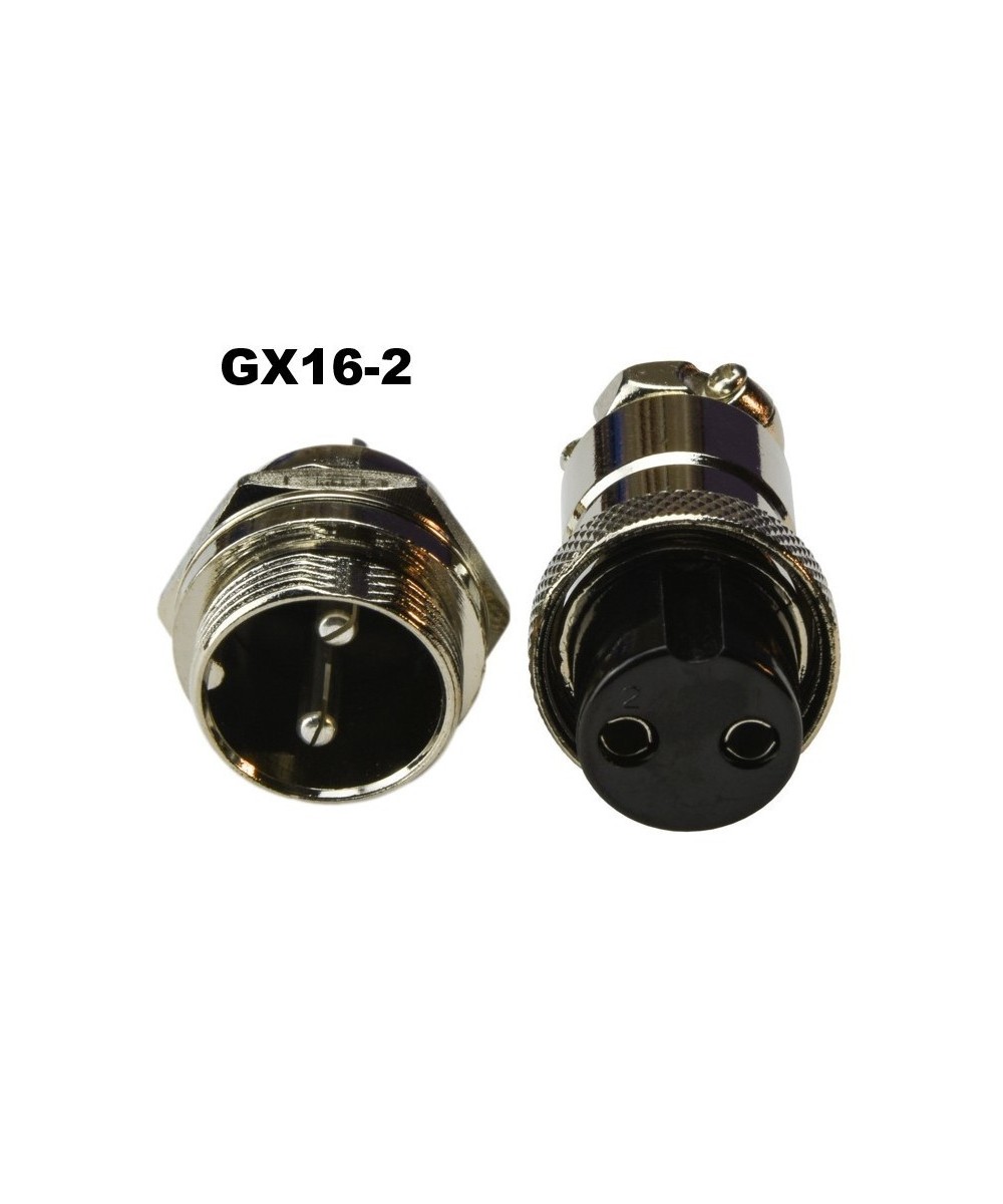 Conectores GX16 tipo aviador 16mm