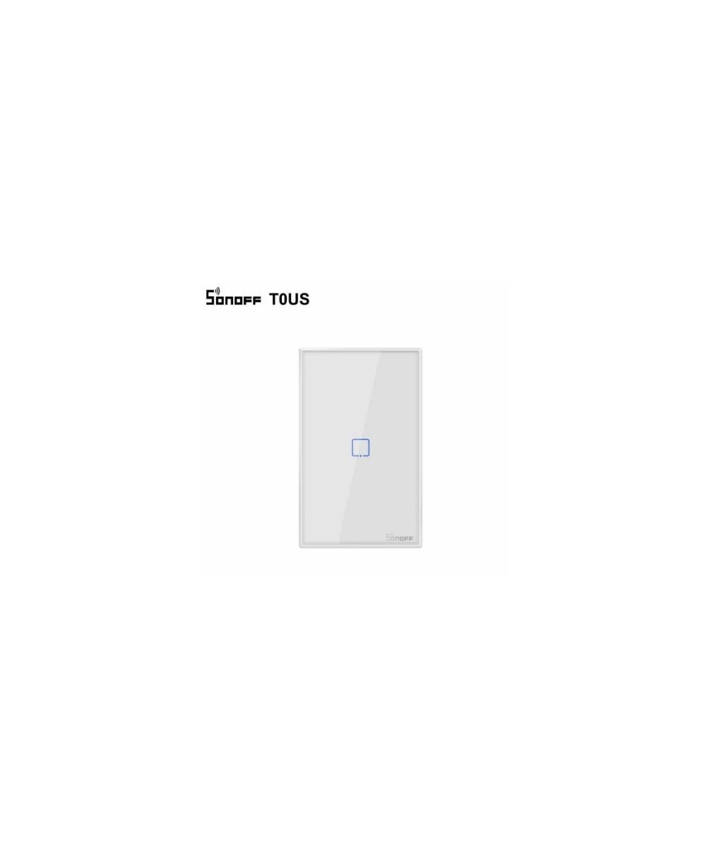 Interruptor Tactil de pared inteligente Wifi Sonoff T0US