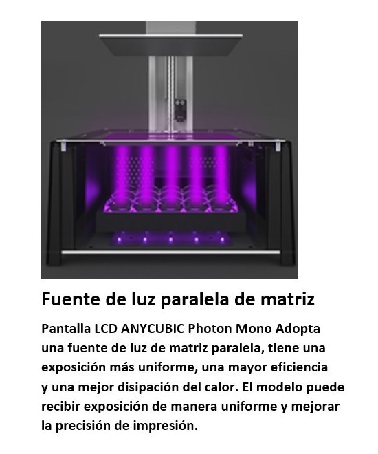 Impresora 3D de resina ANYCUBIC Photon Mono 4K + 1 resina