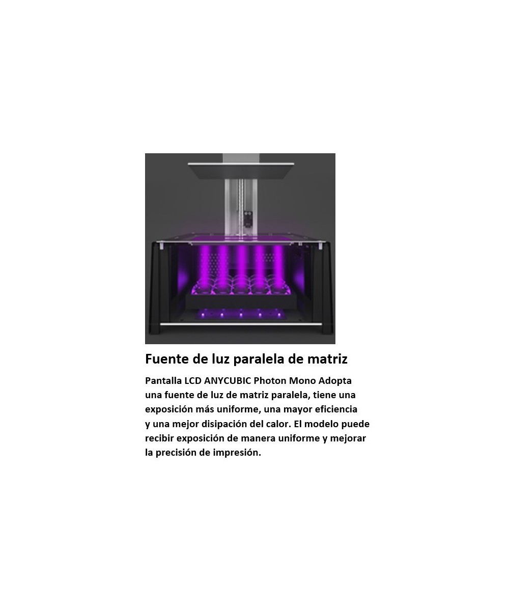 Impresora 3D de resina ANYCUBIC Photon Mono 4K + 1 resina