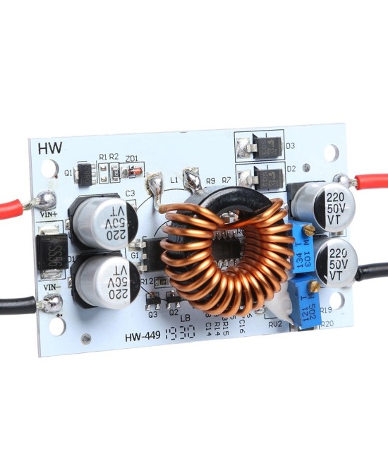 Regulador / Estabilizador Ascendente de voltaje 8.5-48V a 10-50V 10A