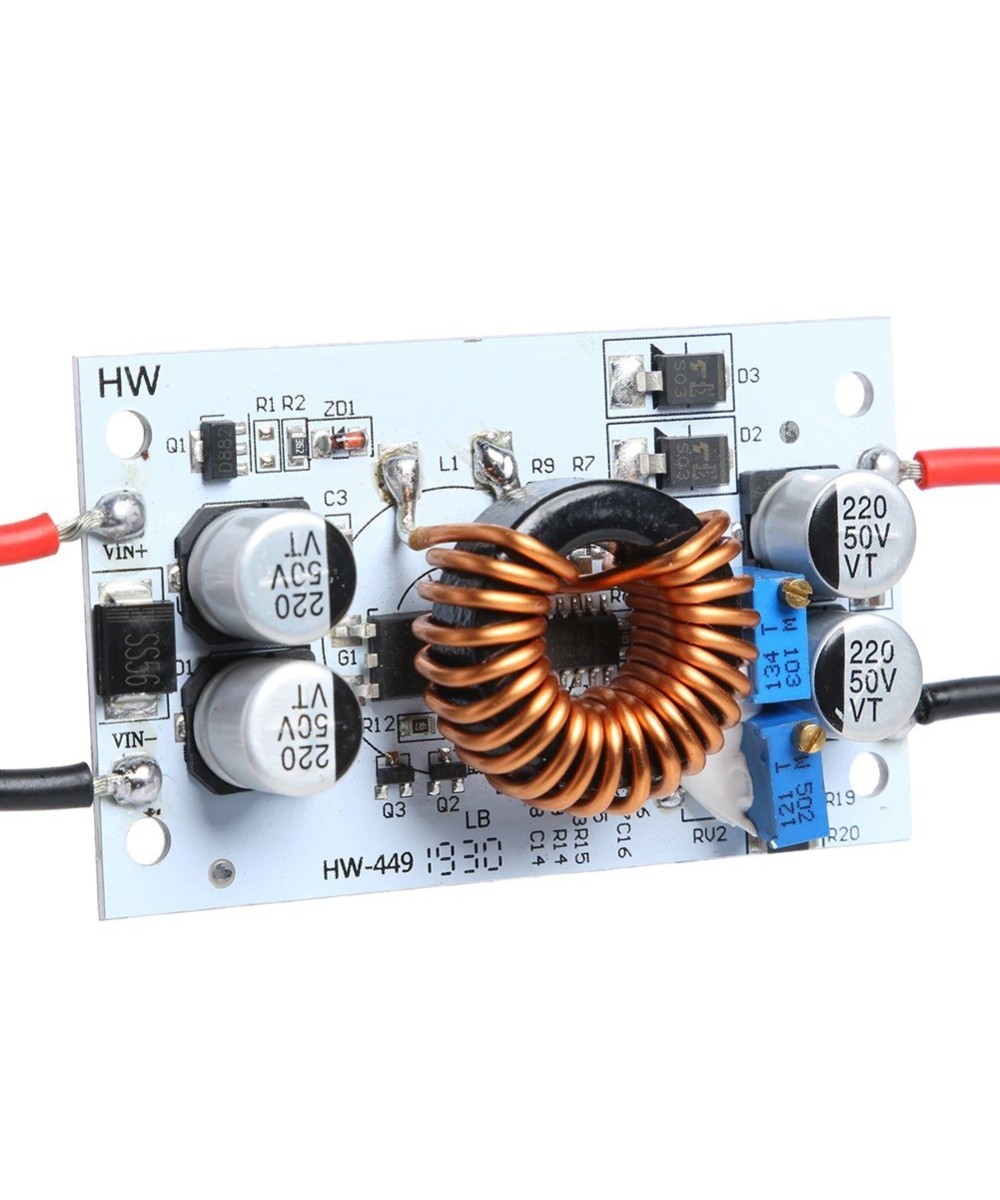 Regulador / Estabilizador Ascendente de voltaje 8.5-48V a 10-50V 10A