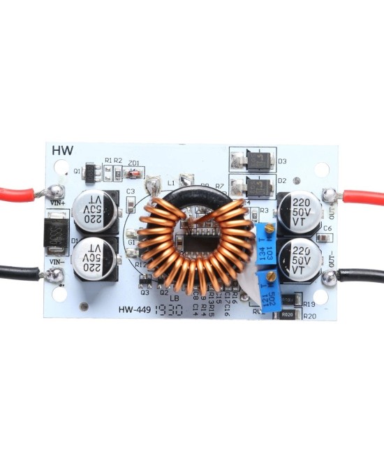 Regulador / Estabilizador Ascendente de voltaje 8.5-48V a 10-50V 10A