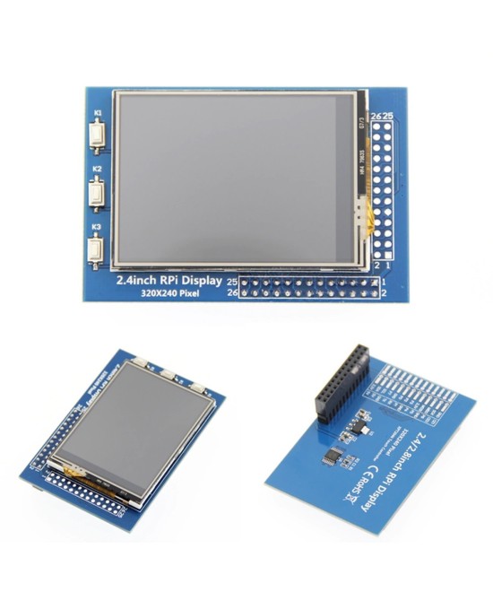 Pantalla Táctil para Raspberry Pi 2.4"
