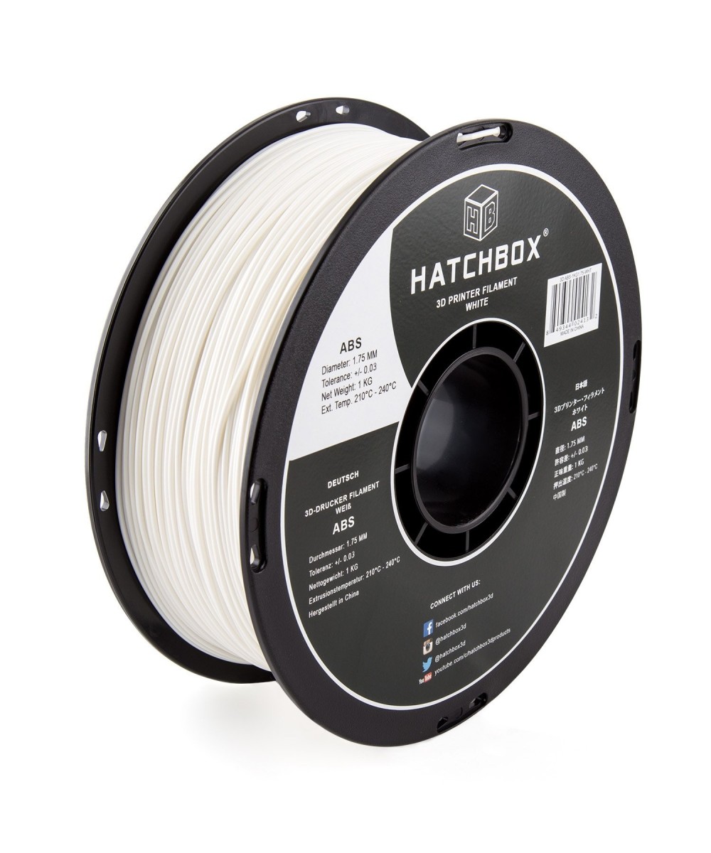 Filamento ABS Hatchbox 1.75MM 2.2LBS