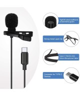 Mini Micrófono Lavalier para Celular Tipo USB-C