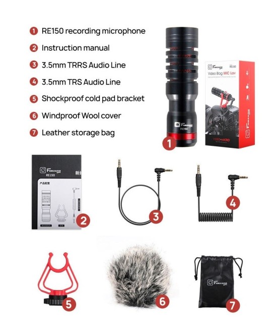 Micrófono para Cámara ANJIESI RE150