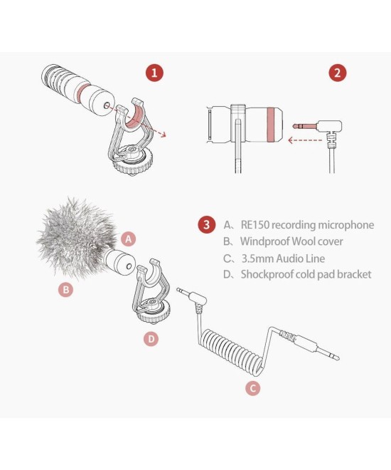 Micrófono para Cámara ANJIESI RE150