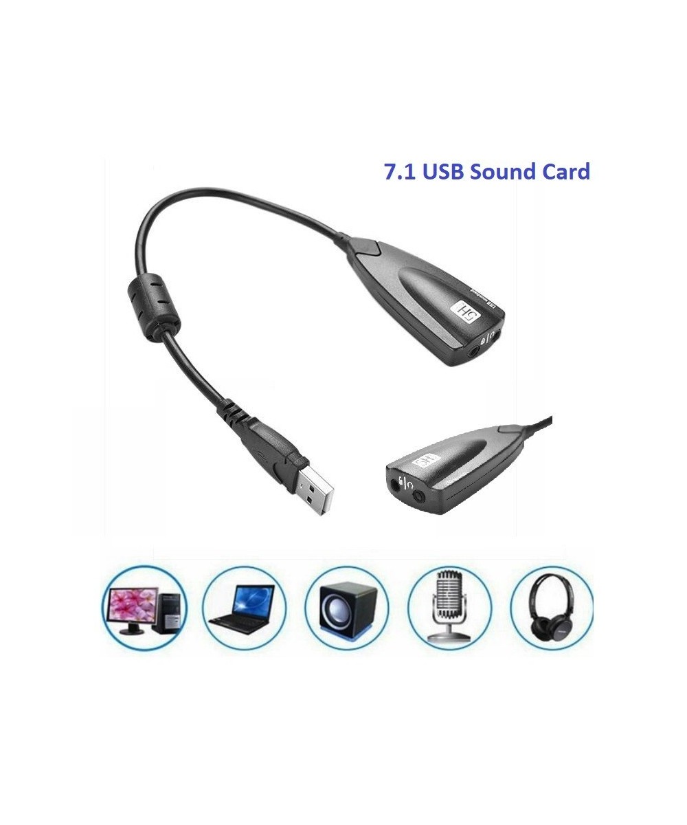 Separador de audio microfono y audifono USB 7.1 5Hv2
