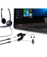 Separador de micrófono y audífono tipo U para celular