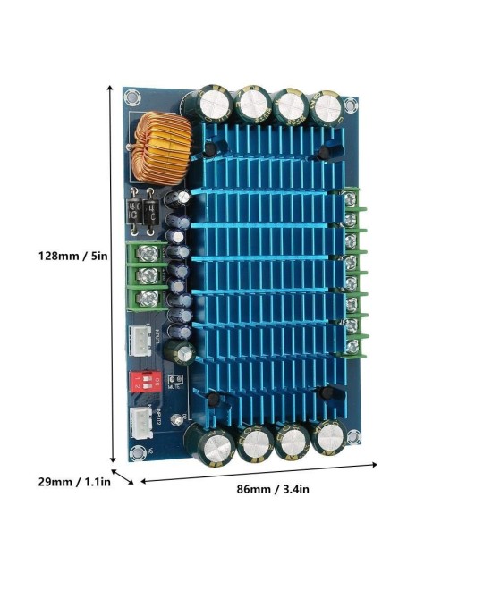 Modulo Amplificador de Potencia de Audio TDA7850 XH-M180 50W x 4