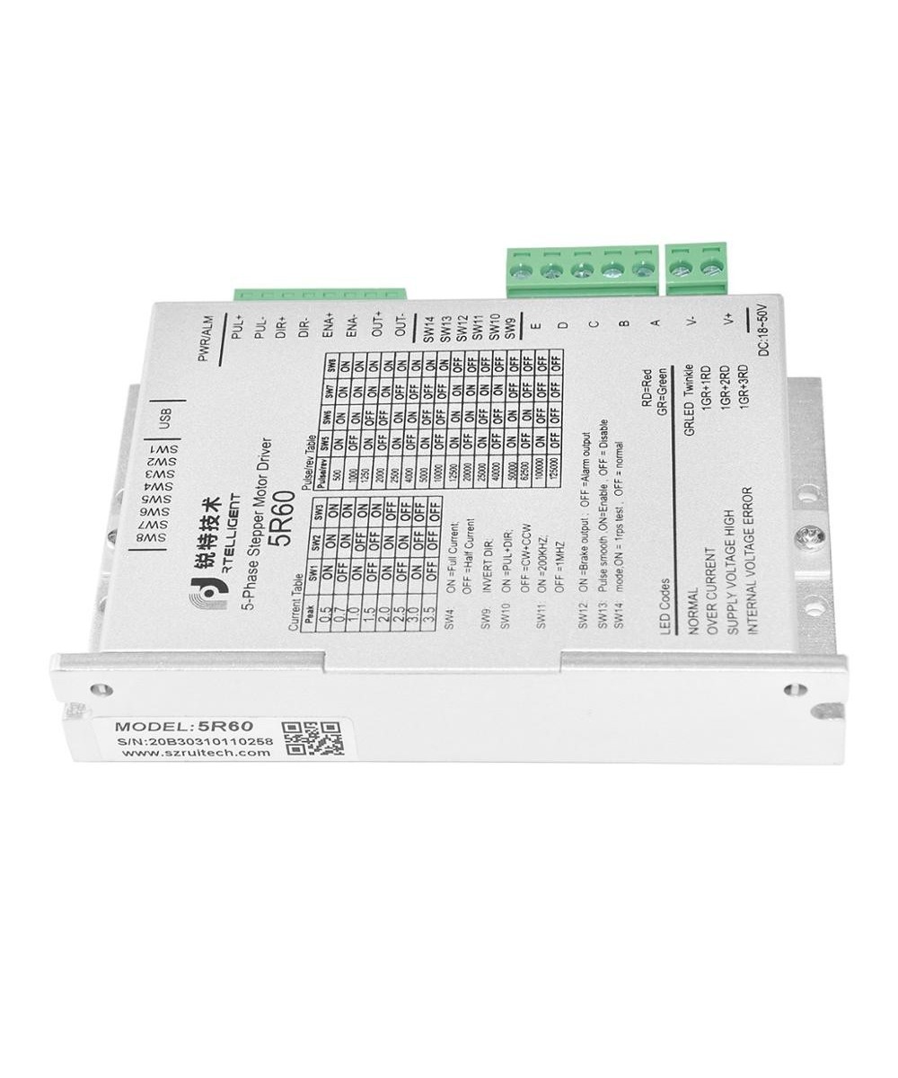 Controlador de Motor DC Paso a Paso Nema 23 5R60 5 fases