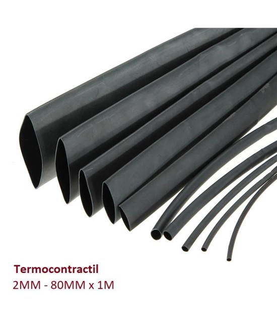 Tubo de Termocontractil (Aislante) 1mm - 100mm