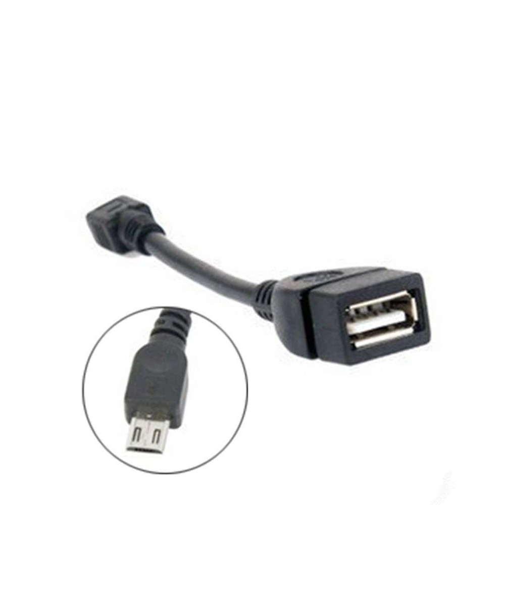 Cable OTG micro USB macho a USB hembra