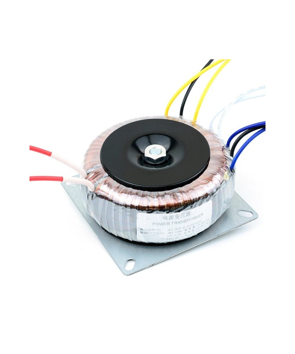 Transformador Toroidal UNISIAN 110V AC a 12-28V 200W