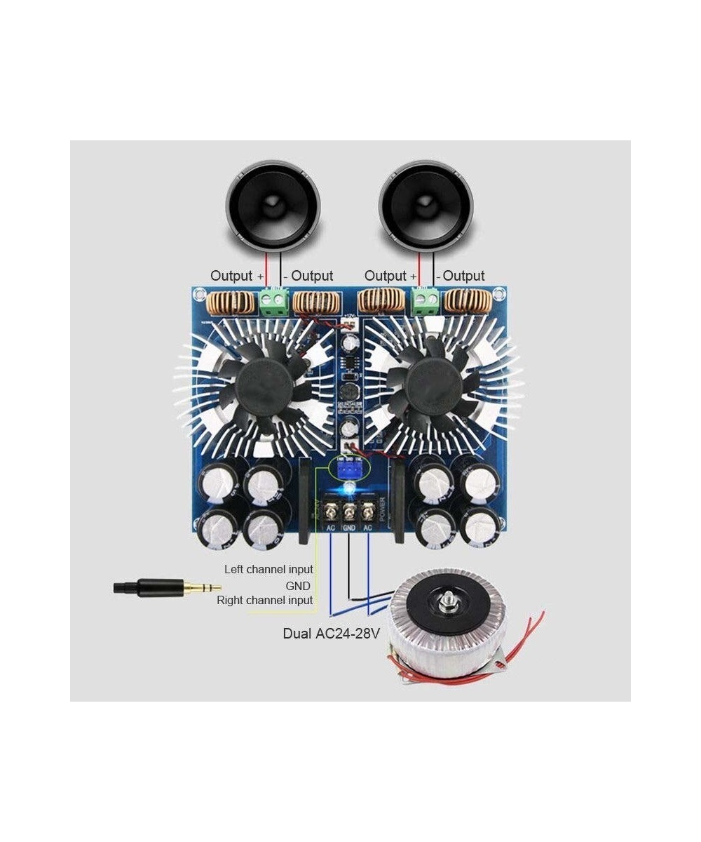 Transformador Toroidal UNISIAN 110V AC a 12-28V 200W