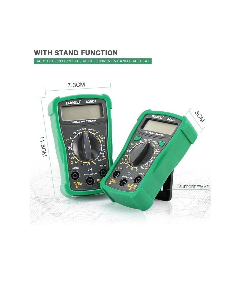 Multimetro Digital BAKU BK-830D+