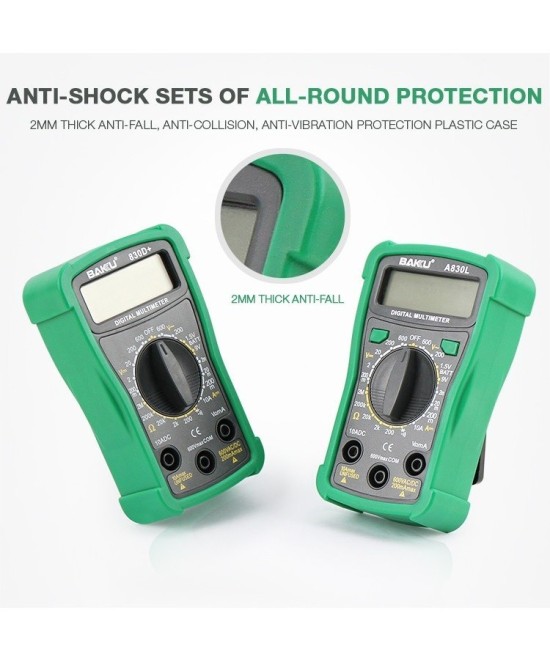 Multimetro Digital BAKU BK-830D+