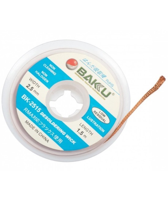 Malla para Desoldar BAKU 1.5/2.5mm