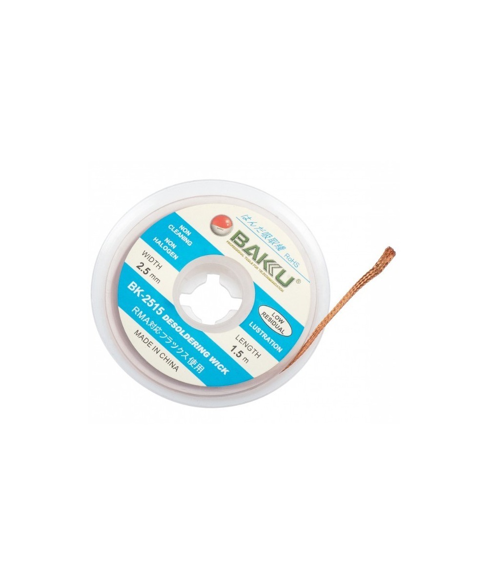 Malla para Desoldar BAKU 1.5/2.5mm