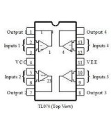 Amplificador Operacional TL074CN 36V (DIP)
