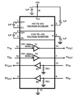 Convertidor de Protocolos MAX232EPE RS-232 a TTL 5V (DIP)