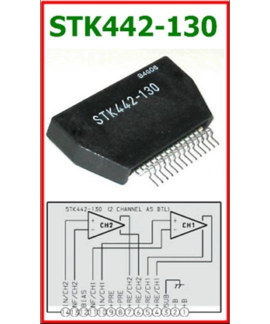 Amplificador de Audio STK442-130
