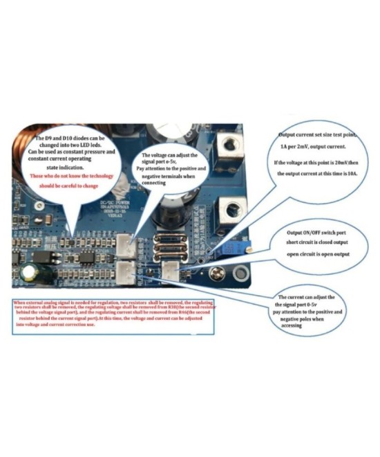 Regulador/ Estabilizador descendente de voltaje 30A 800W