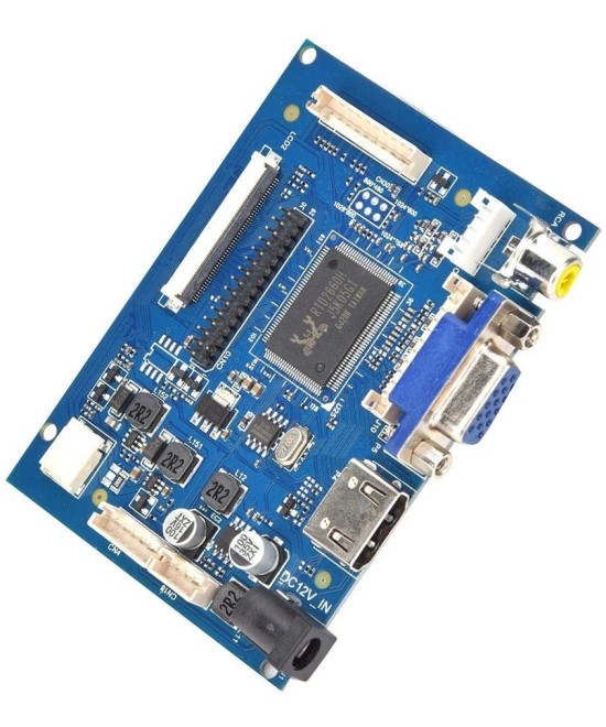 Placa Controladora de Pantalla LCD AT050TN43 de 5" RCA-VGA-HDMI