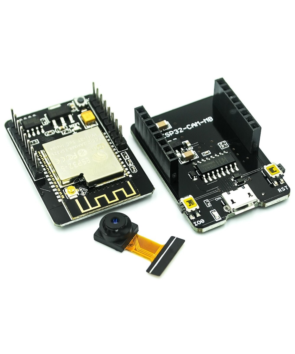 Microcontrolador ESP32 WIFI con Camara y Shield