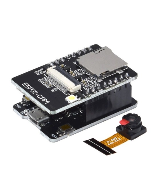 Microcontrolador ESP32 WIFI con Camara y Shield