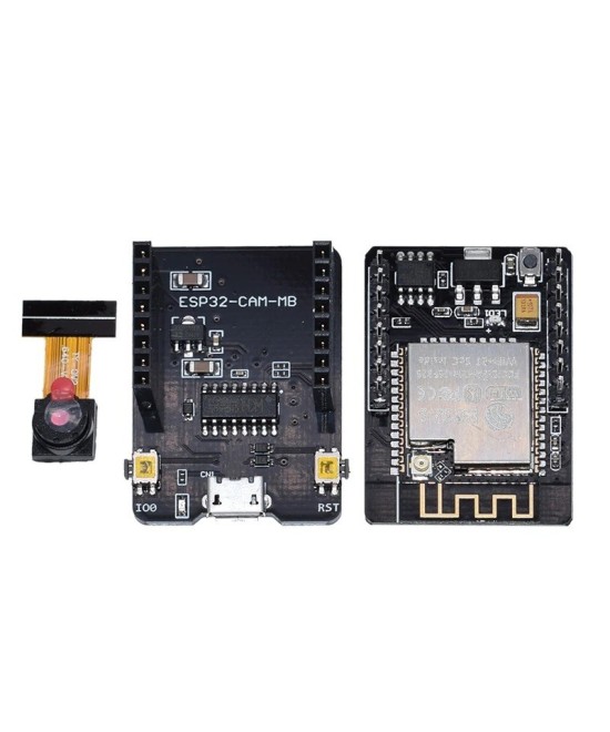 Microcontrolador ESP32 WIFI con Camara y Shield