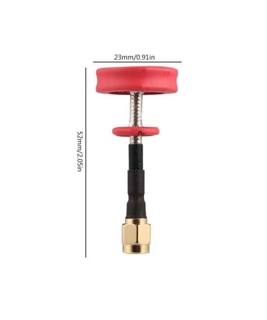 Antena SMA/RP-SMA 5.8GHz Omnidireccional para Drone (2U)