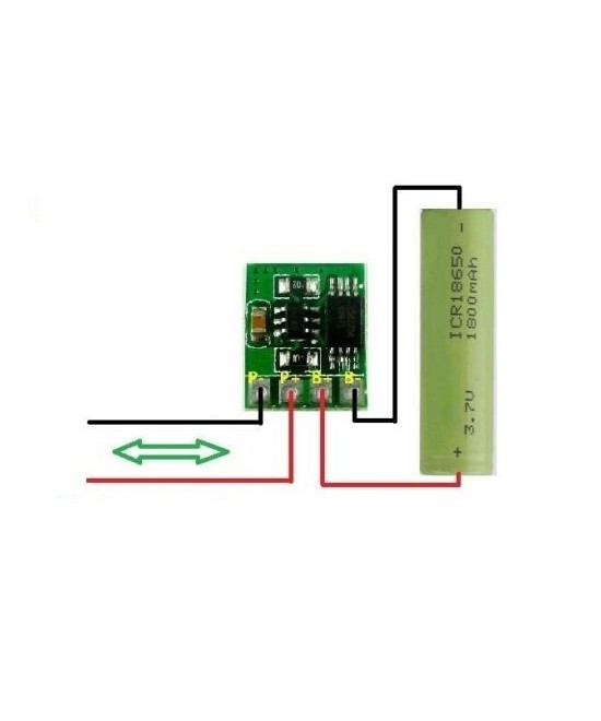 Modulo de Carga para Bateria 3.7V DD04CPMA
