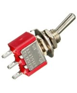 Interruptor de palanca On - Off - On (mini Switch 3 posiciones) 3 pines MTS-102