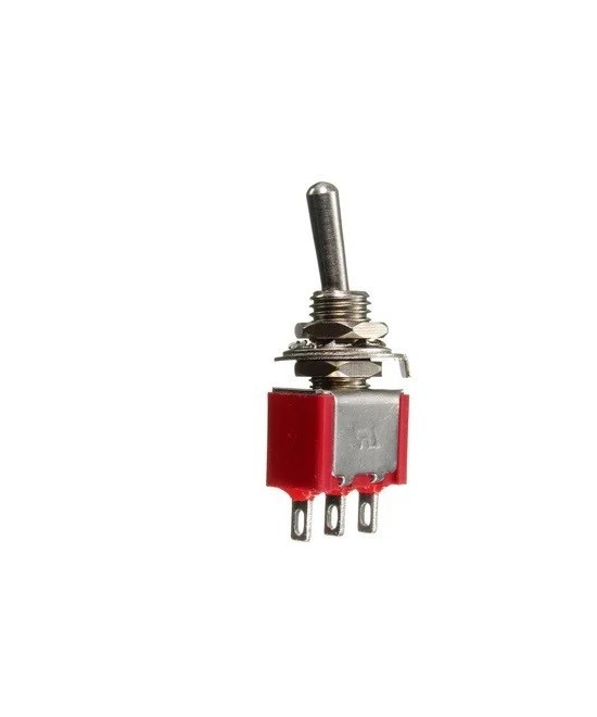 Interruptor de palanca On - Off - On (mini Switch 3 posiciones) 3 pines MTS-102
