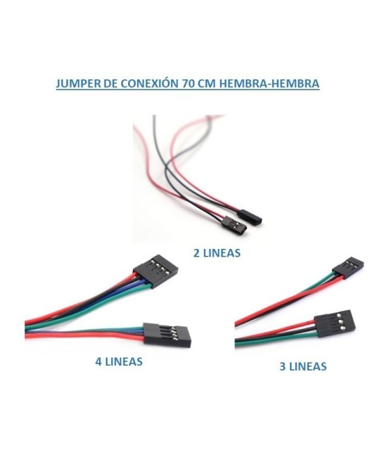 Jumper de Conexión 70 CM (2-3-4 Lineas)