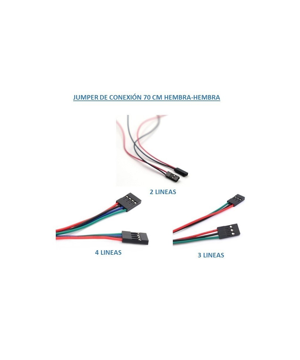 Jumper de Conexión 70 CM (2-3-4 Lineas)